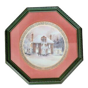 Trisha Romance "Winter Fantasy" Framed Collector Plate No. 14340